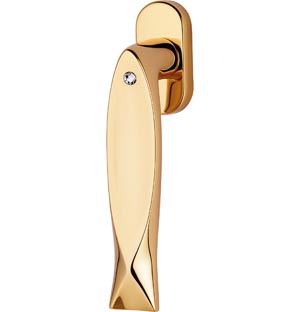 Window handle with DK movement 4 clicks - Linea Calì